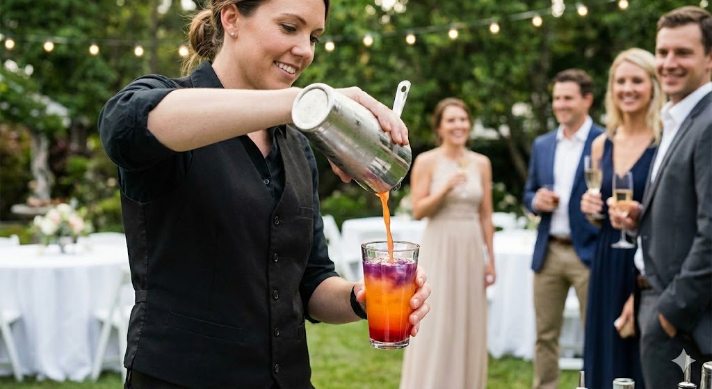 Wedding bar detail